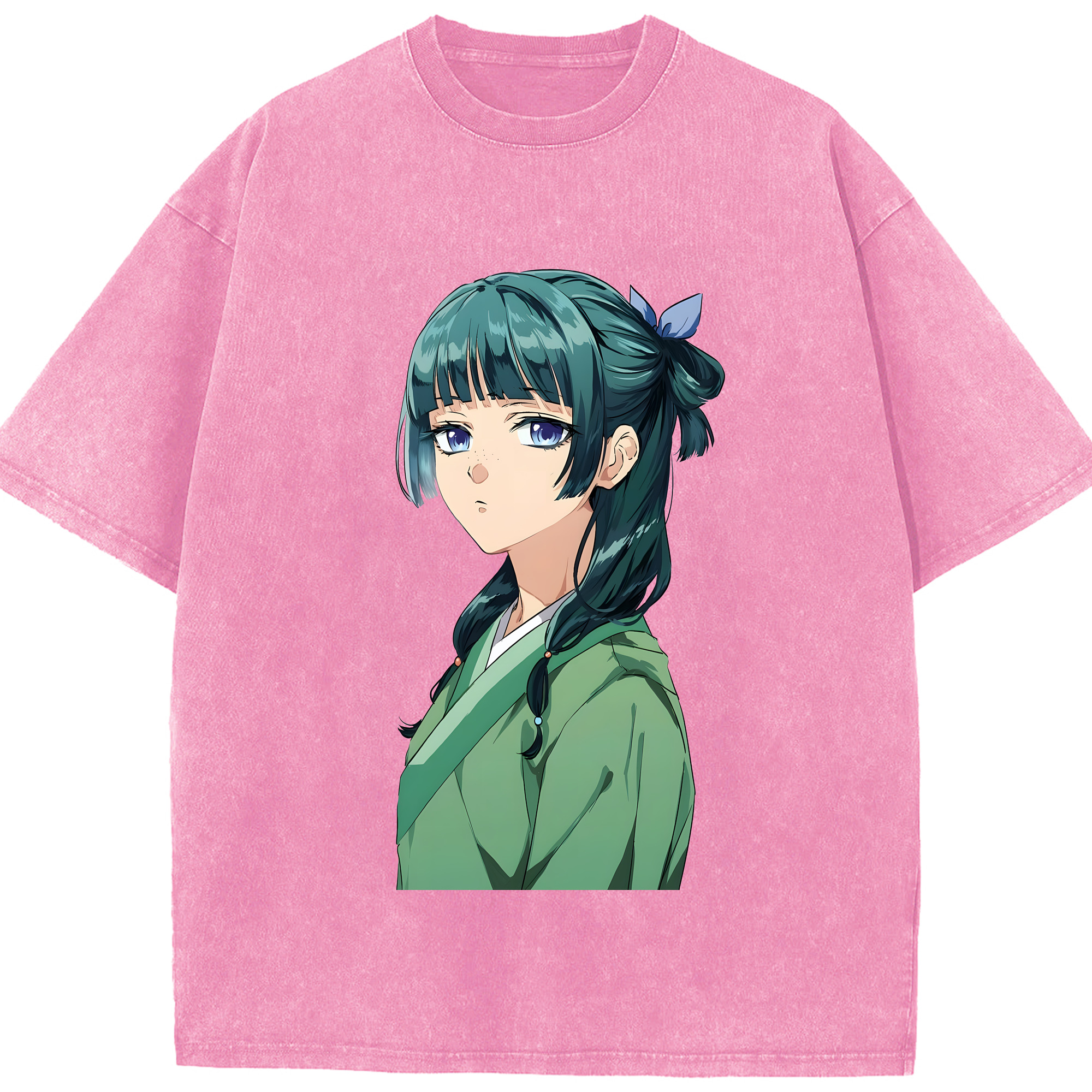 （画像用） 薬屋のひとりごと The Apothecary Diaries 綿100% ヴィンテージ風 半袖Tシャツ（フロントプリント）